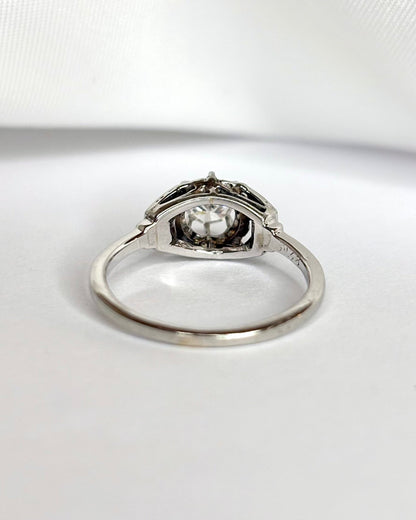 Bague Art Déco Diamants "Esmeralda" - Elliade Paris