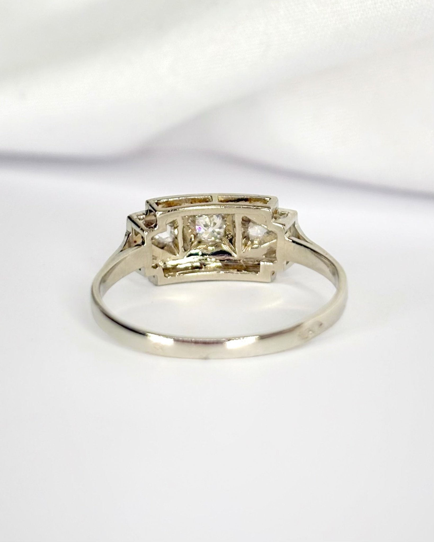 Bague Art-Déco Diamants "Esther" - Elliade Paris