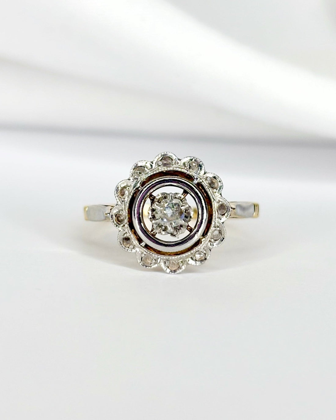 Bague Art Déco Diamants "Eudoxie" - Elliade Paris