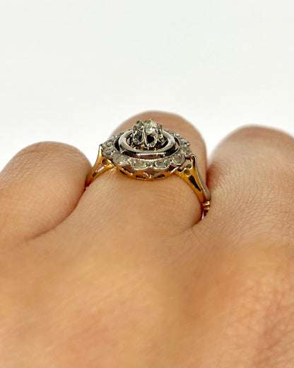 Bague Art Déco Diamants "Eudoxie" - Elliade Paris