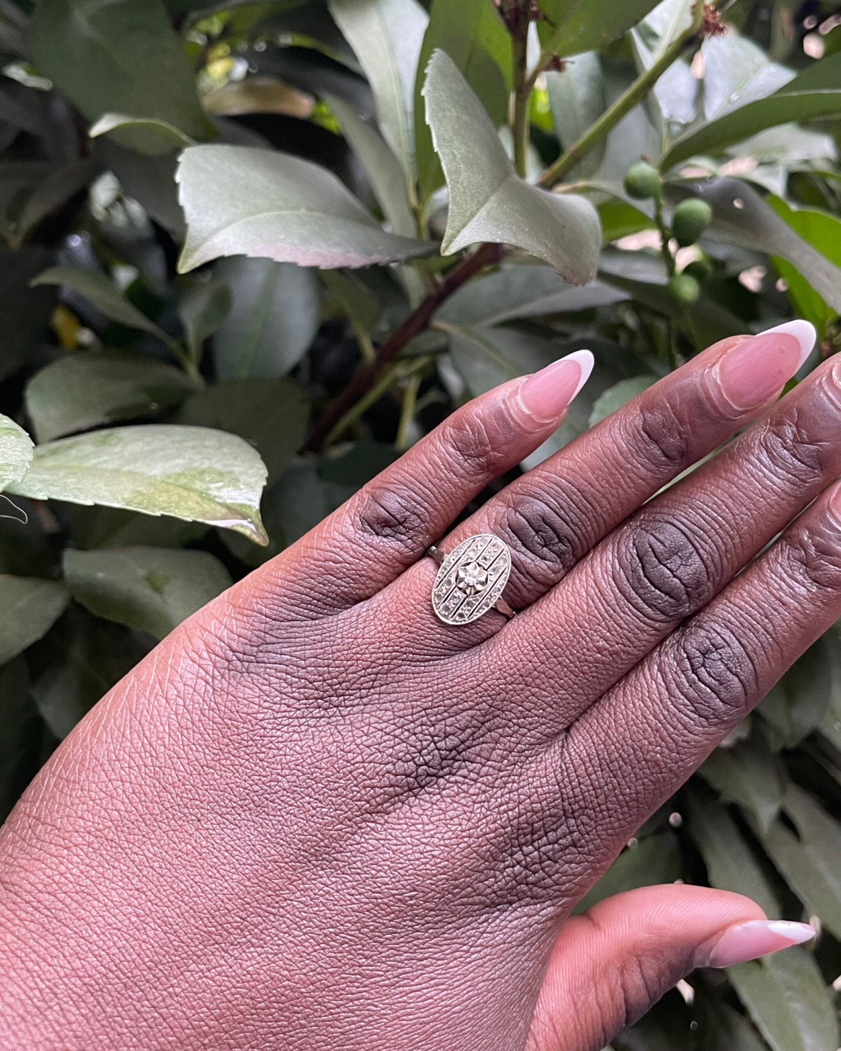 Bague Art - Déco Diamants "Flavienne" - Elliade Paris