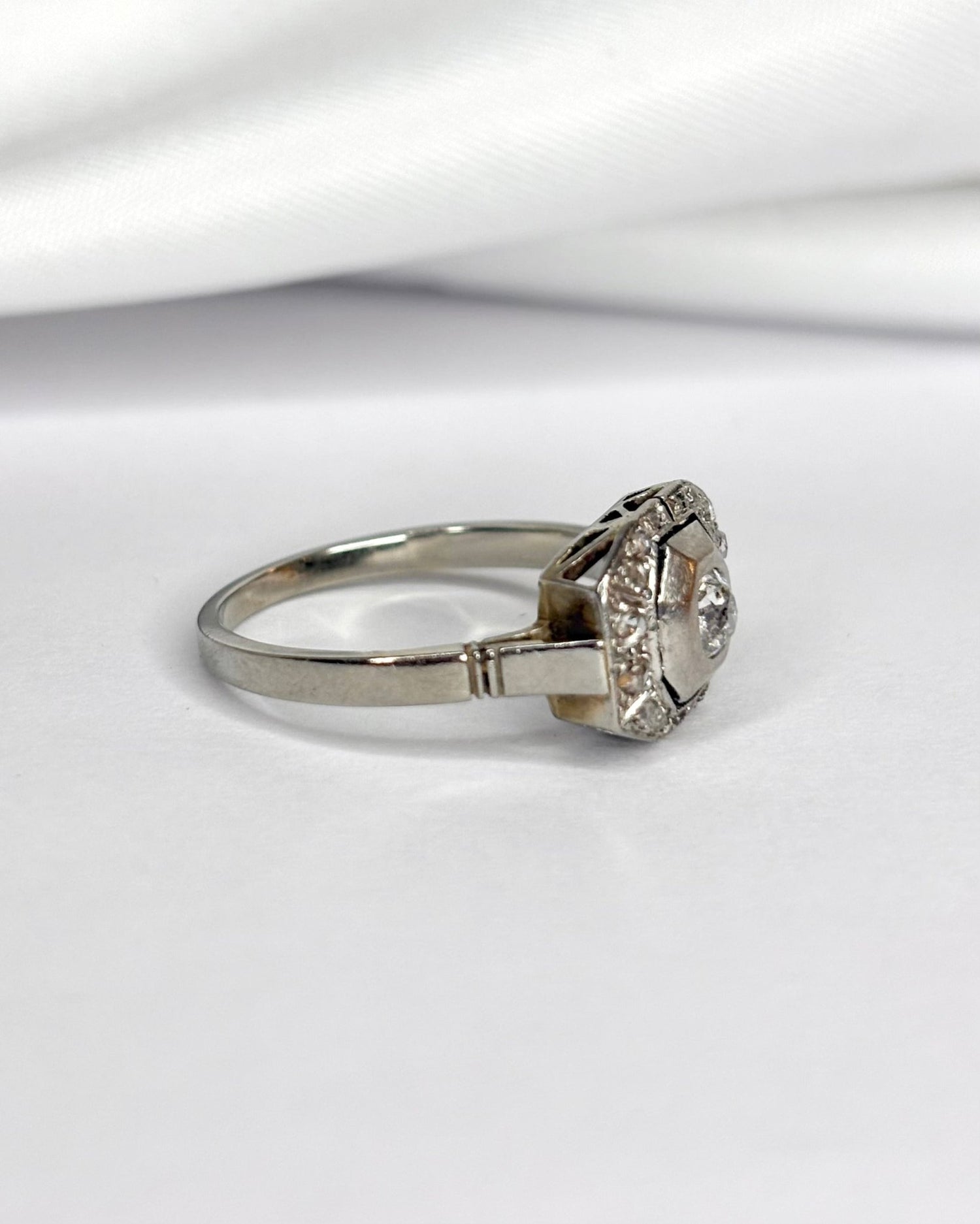 Bague Art Déco Diamants "Gloria" - Elliade Paris