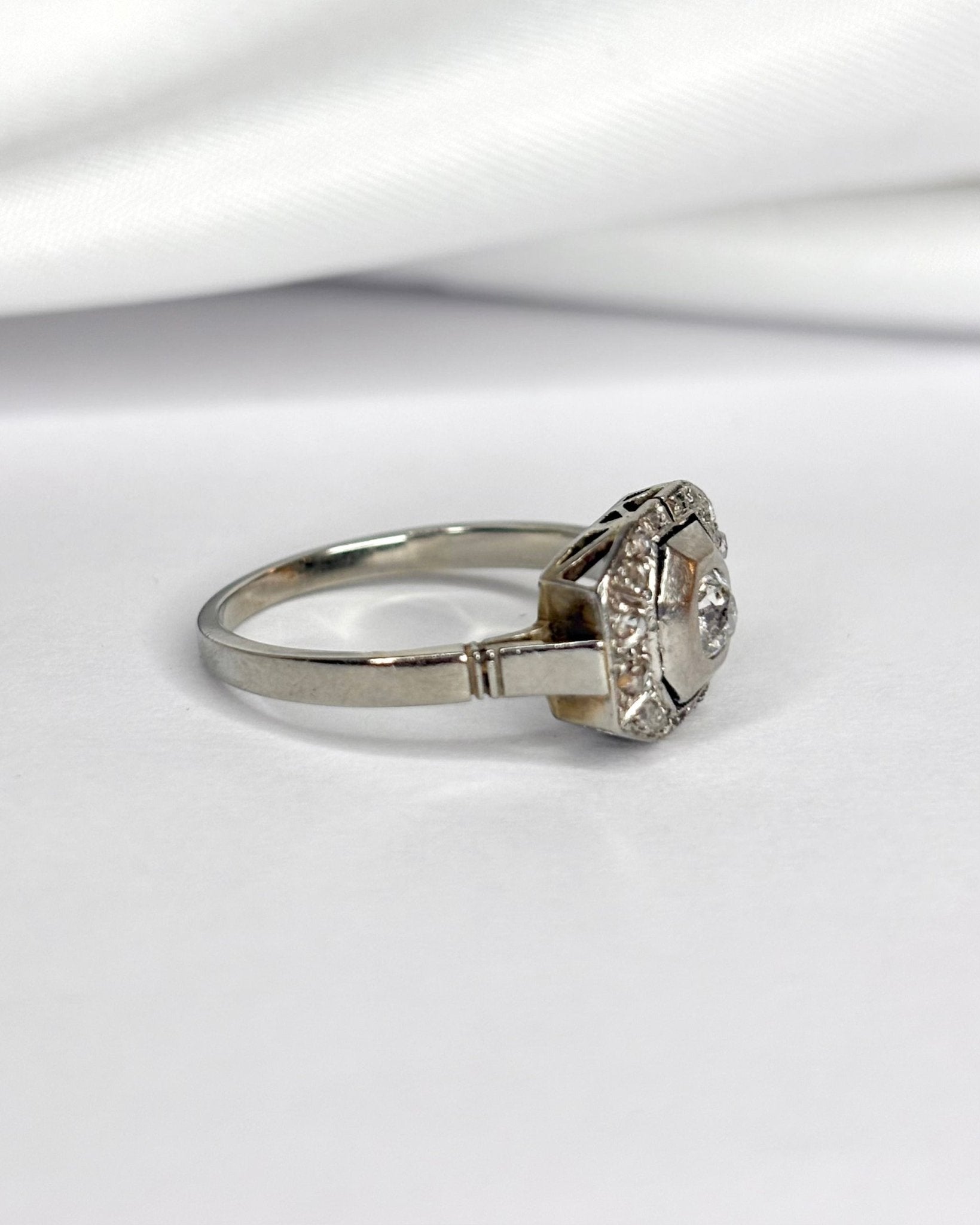 Bague Art Déco Diamants "Gloria" - Elliade Paris