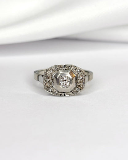 Bague Art Déco Diamants "Gloria" - Elliade Paris