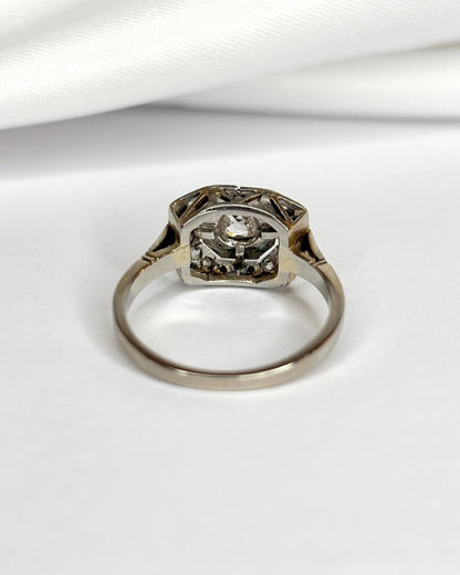 Bague Art Déco Diamants "Gloria" - Elliade Paris