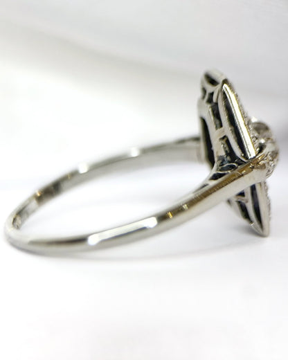 Bague Art-Déco Diamants "Heloise" - Elliade Paris