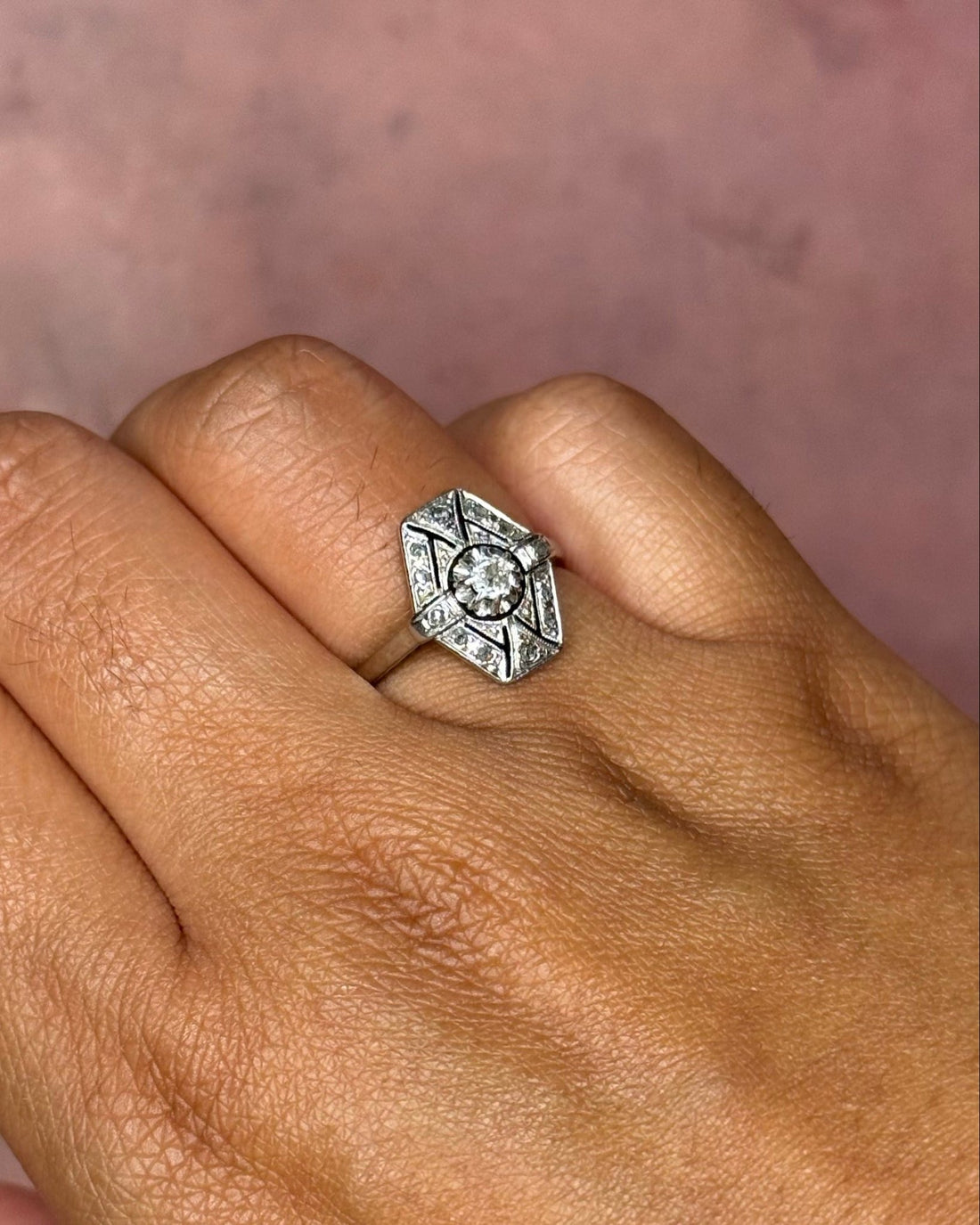 Bague Art-Déco Diamants "Heloise" - Elliade Paris