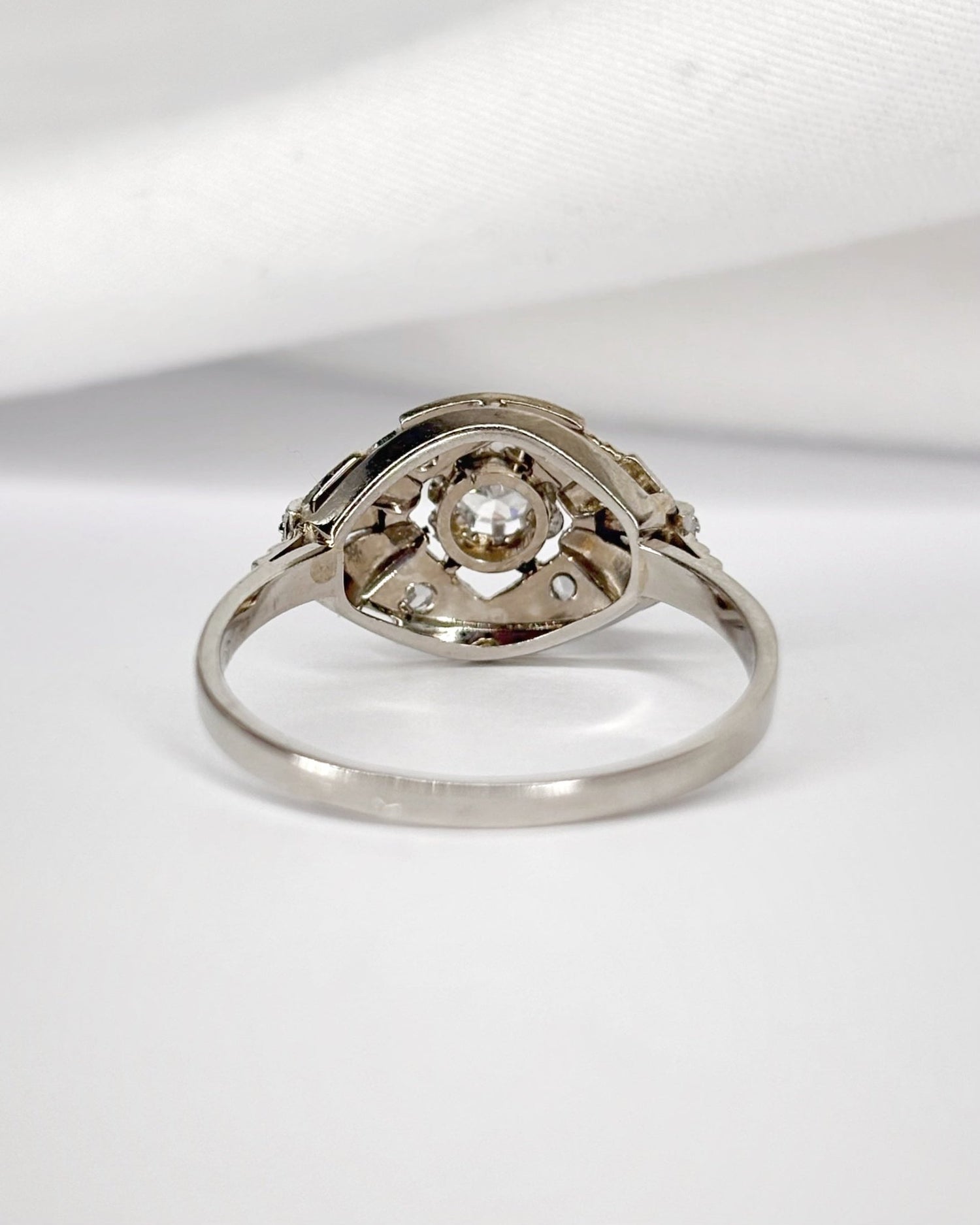 Bague Art - Déco Diamants "Isolde" - Elliade Paris