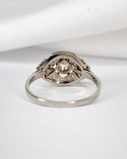 Bague Art - Déco Diamants "Isolde" - Elliade Paris
