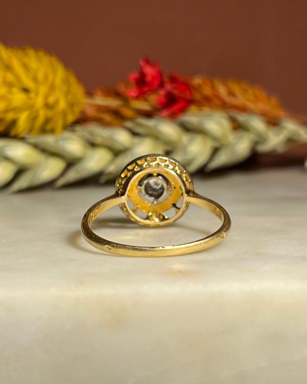 Bague Art - déco diamants "Jessie" - Elliade Paris