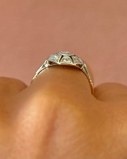 Bague Art-Déco Diamants "Joshua" - Elliade Paris