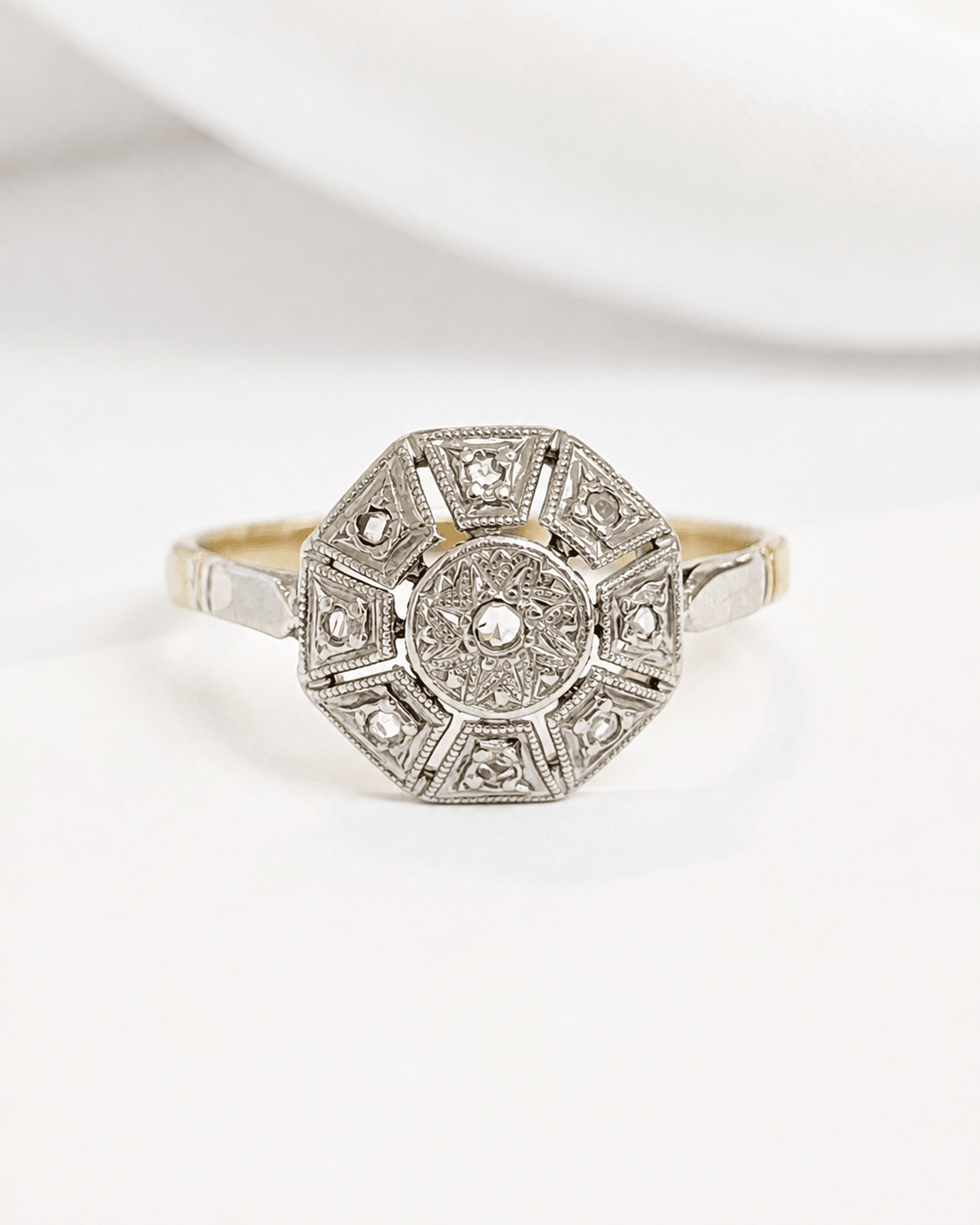 Bague Art-Déco Diamants "Joshua" - Elliade Paris