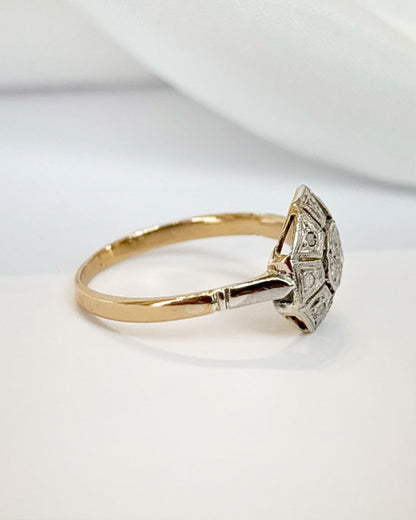 Bague Art-Déco Diamants "Joshua" - Elliade Paris