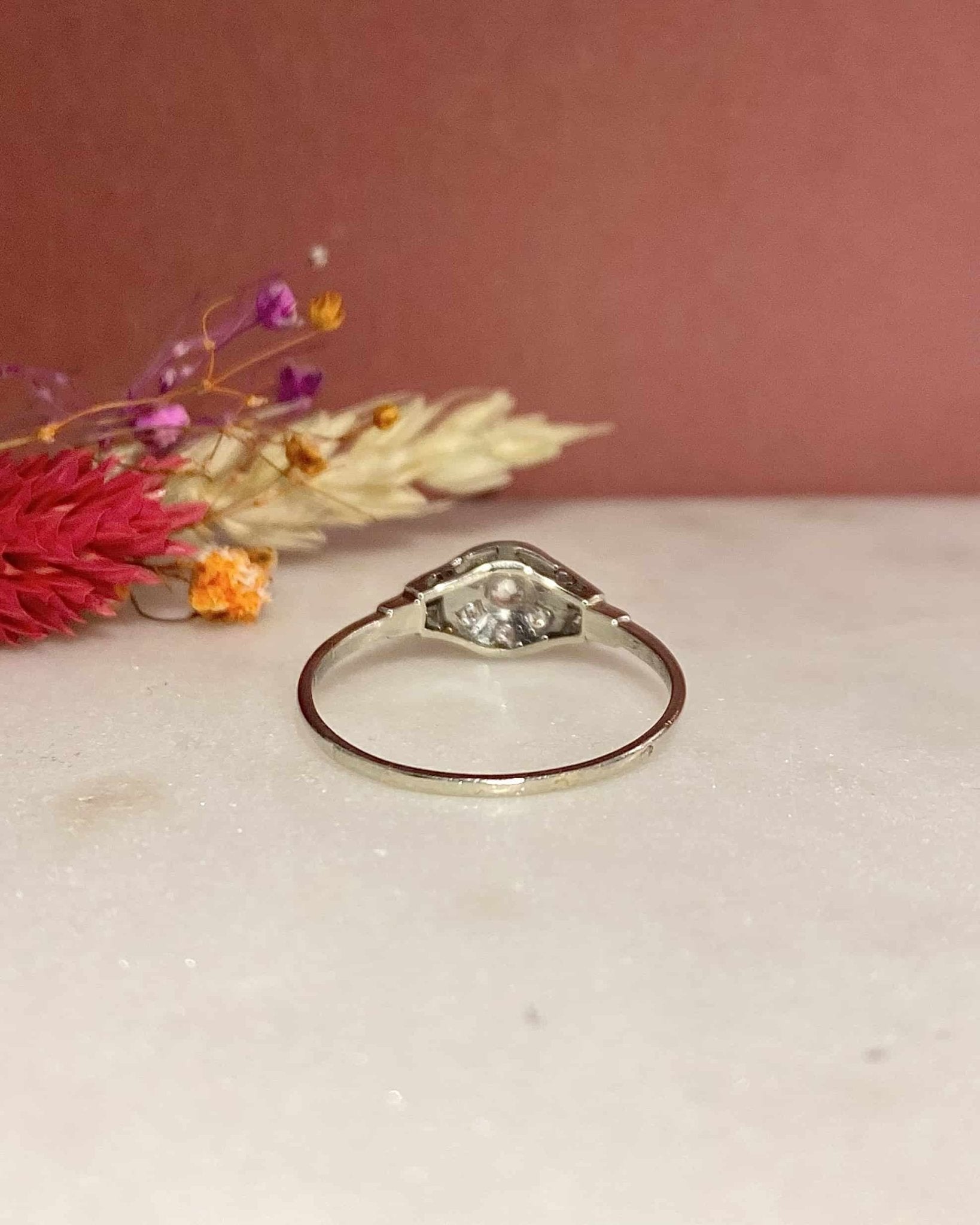 Bague Art - Déco Diamants "Julinne" - Elliade Paris