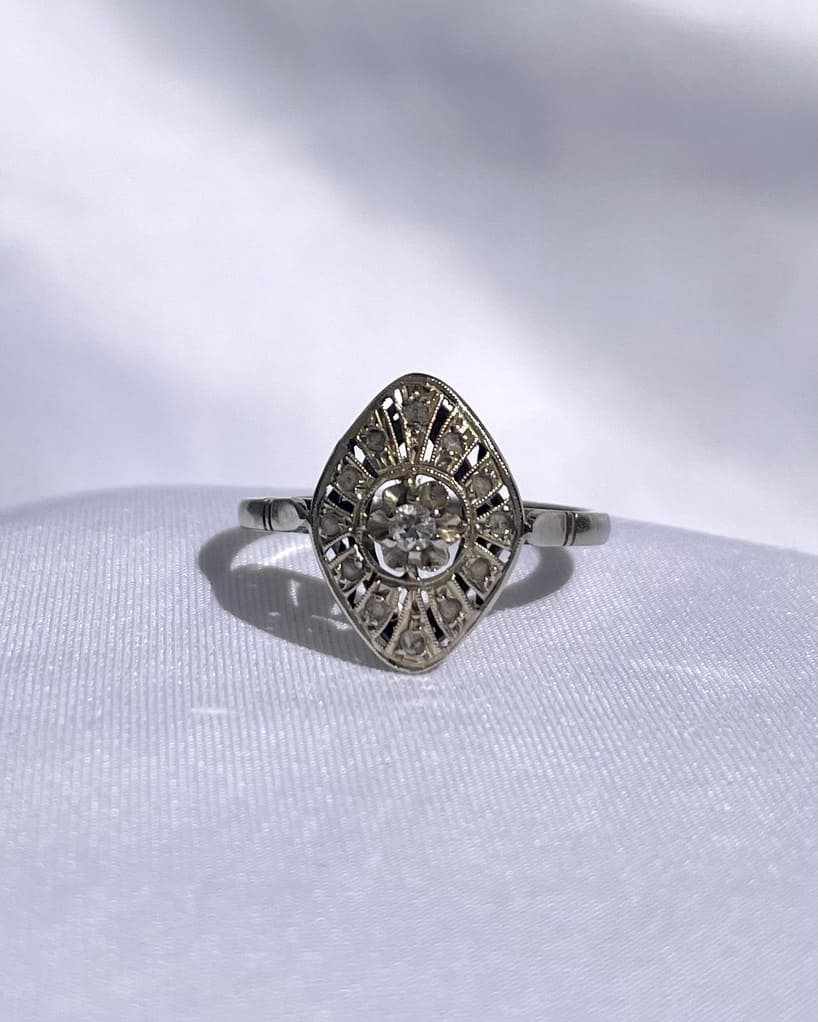 Bague Art Déco Diamants "Karla" - Elliade Paris