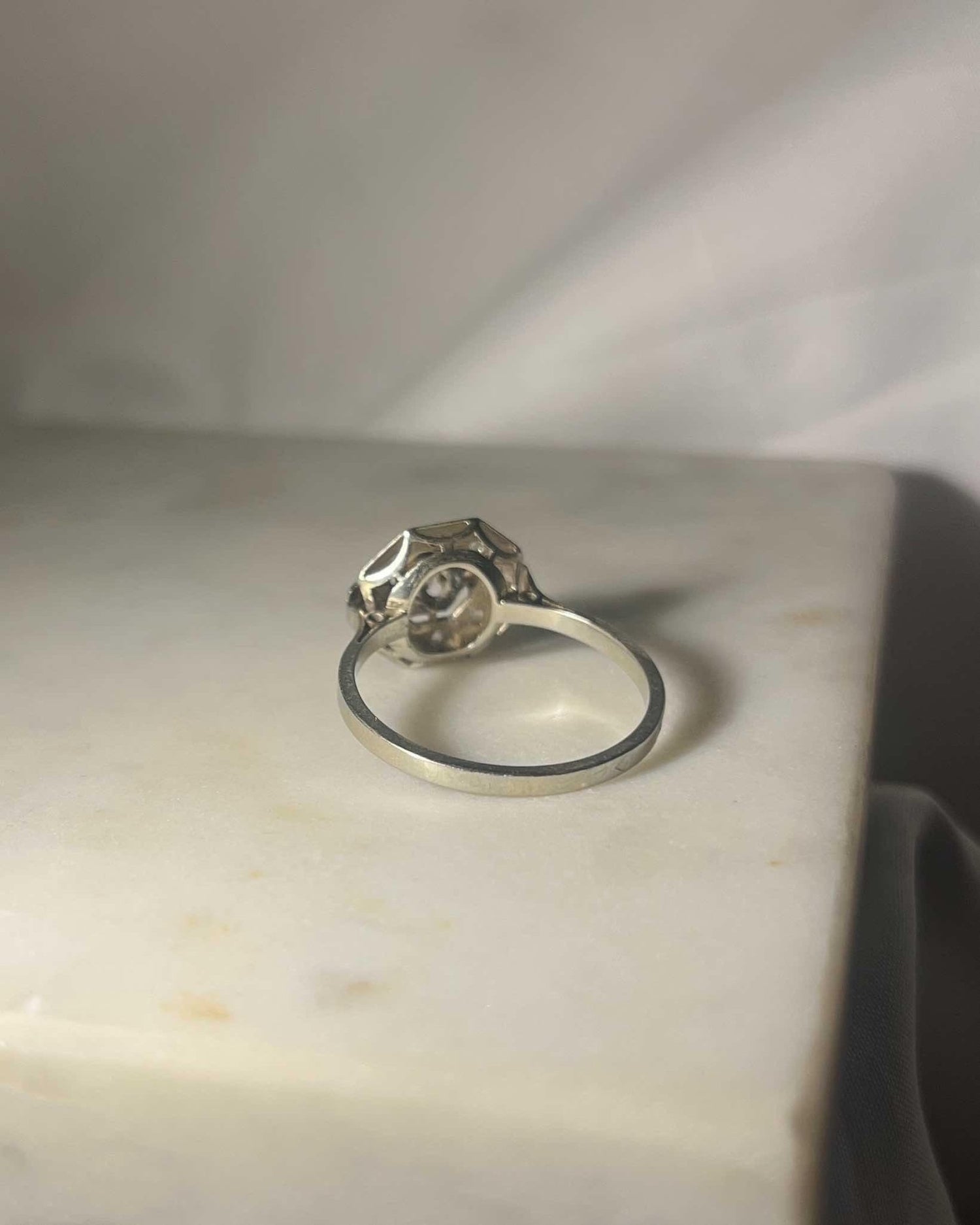 Bague art déco diamants &quot;Laura&quot; - Elliade Paris