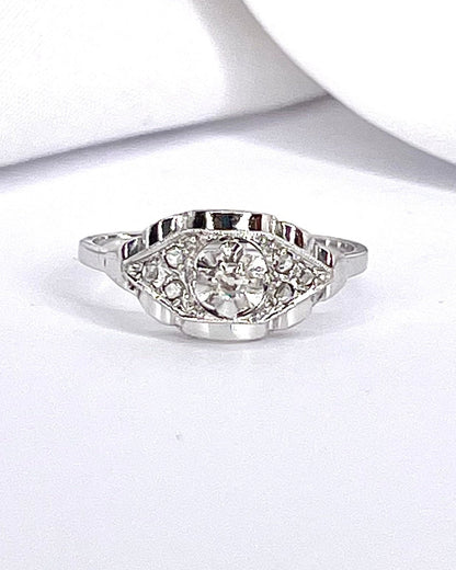 Bague Art-Déco Diamants "Laurie" - Elliade Paris