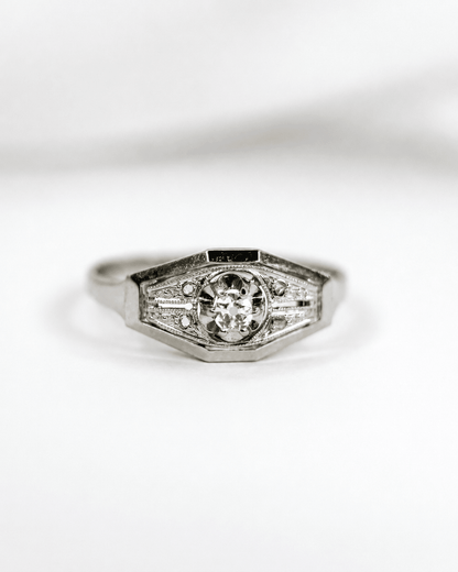 Bague Art-Déco Diamants "Lédio" - Elliade Paris
