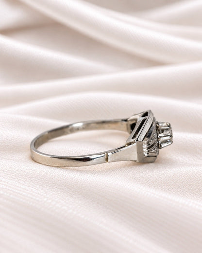 Bague Art-Déco Diamants "Lédio" - Elliade Paris