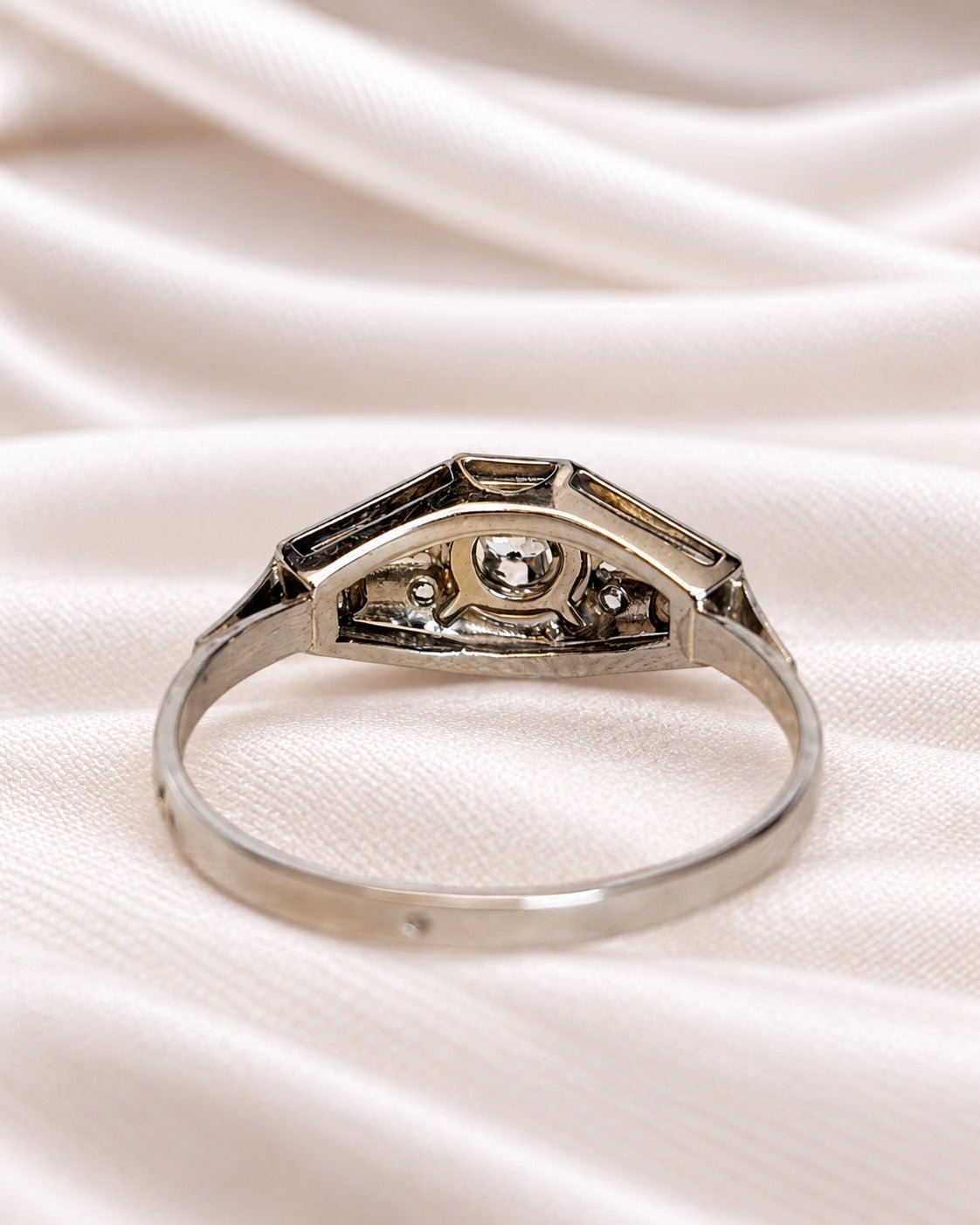 Bague Art-Déco Diamants "Lédio" - Elliade Paris