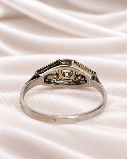 Bague Art-Déco Diamants "Lédio" - Elliade Paris