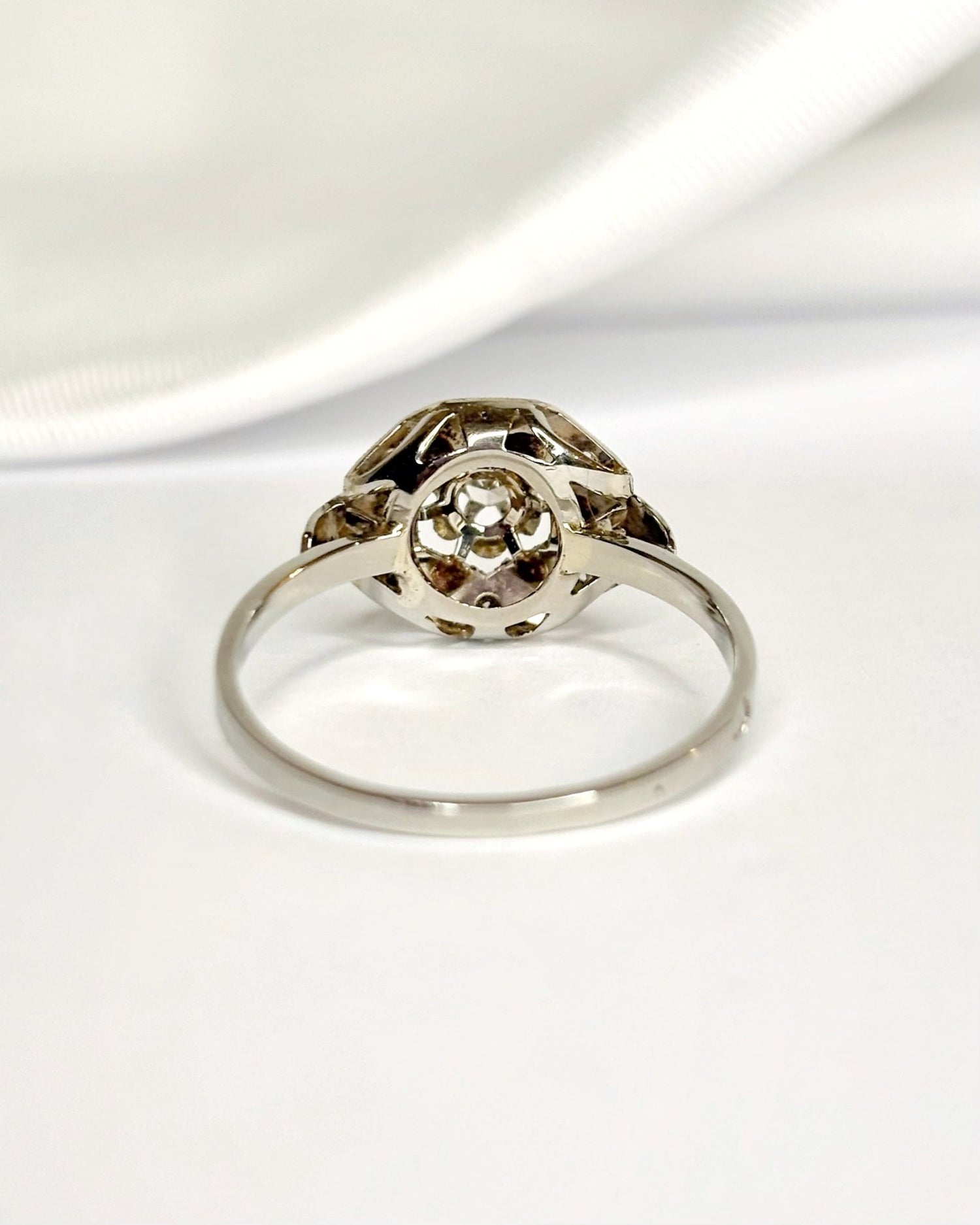 Bague Art - Déco Diamants "Leona" - Elliade Paris