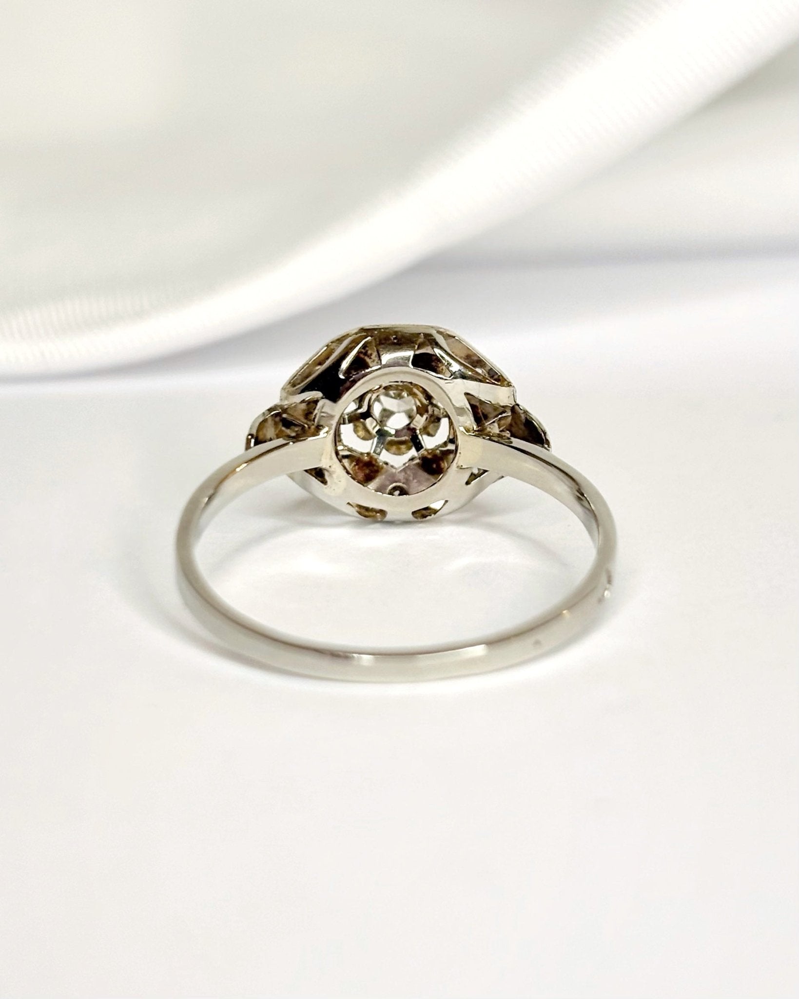Bague Art - Déco Diamants "Leona" - Elliade Paris