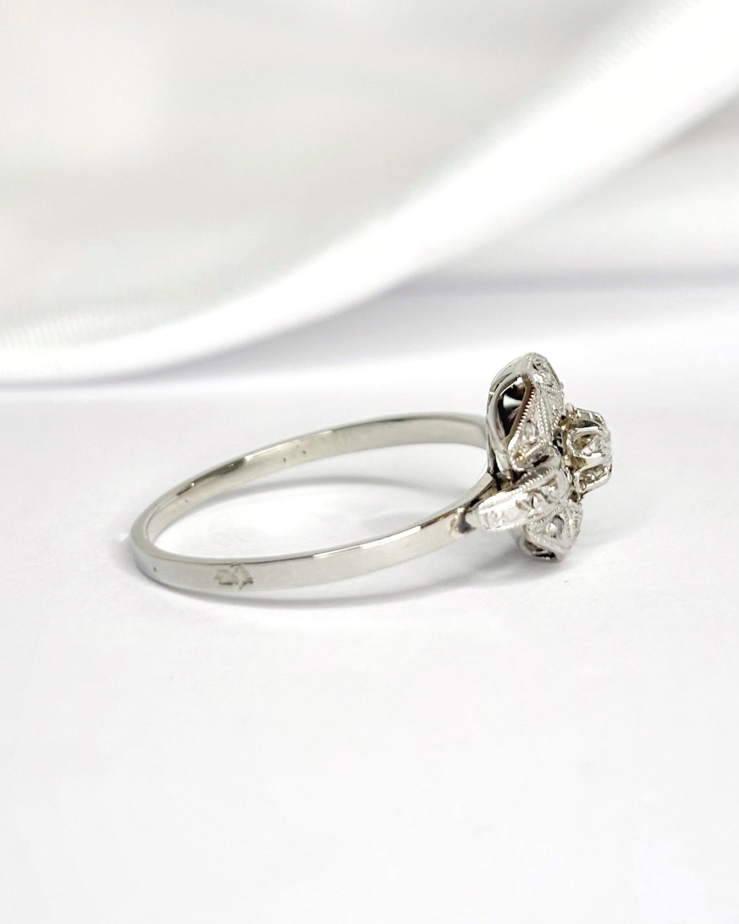 Bague Art - Déco Diamants "Leona" - Elliade Paris