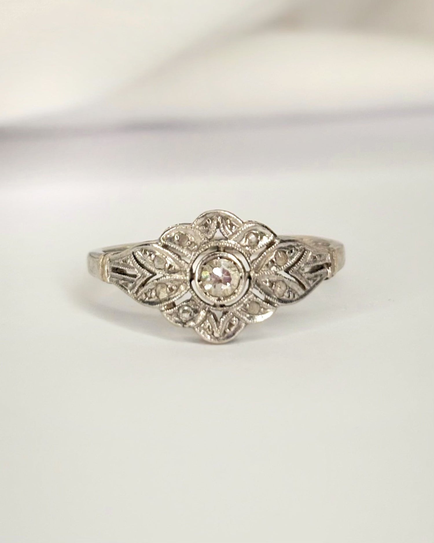 Bague Art-Déco Diamants "Letizia" - Elliade Paris