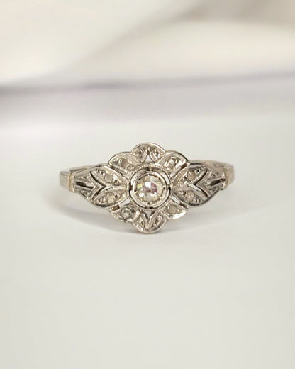 Bague Art-Déco Diamants "Letizia" - Elliade Paris