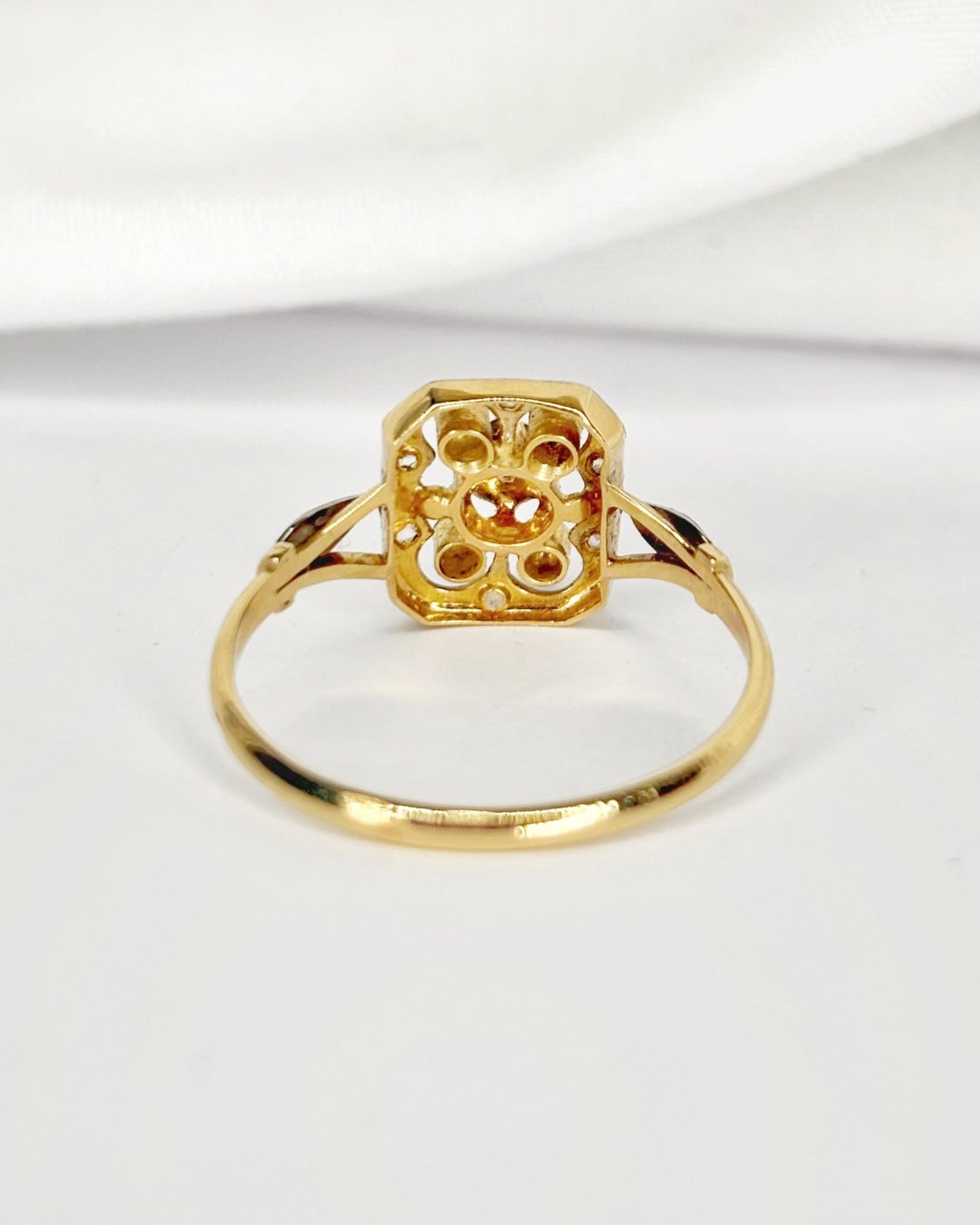 Bague Art-Déco Diamants "Lila" - Elliade Paris