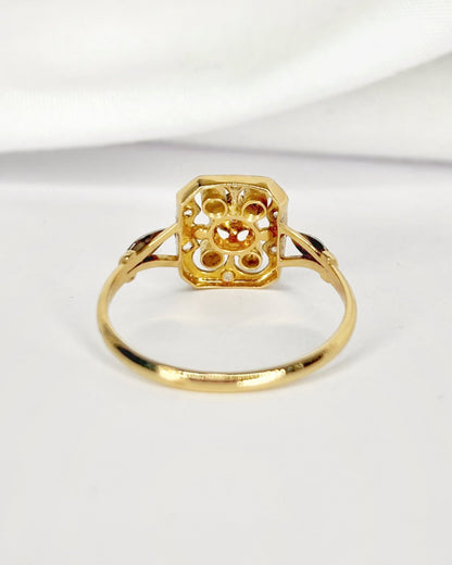 Bague Art-Déco Diamants "Lila" - Elliade Paris