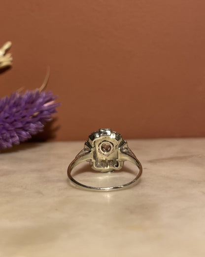 Bague Art - déco Diamants &quot;Lilwenn&quot; - Elliade Paris