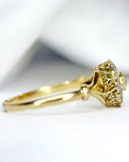 Bague Art-Déco Diamants "Ludmila" - Elliade Paris