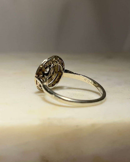 Bague Art - déco diamants &quot;Lydie&quot; - Elliade Paris