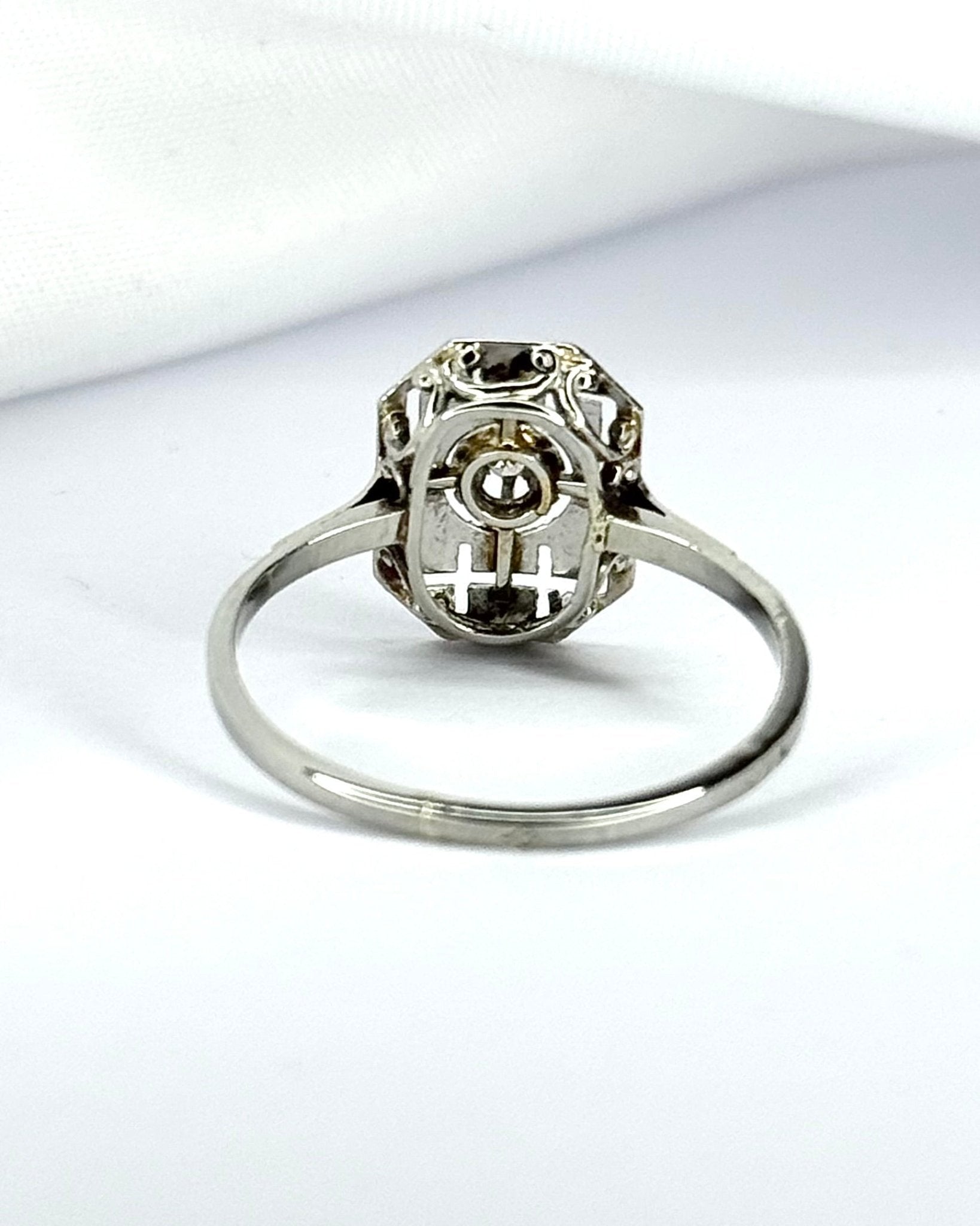 Bague Art-Déco Diamants "Maeva" - Elliade Paris