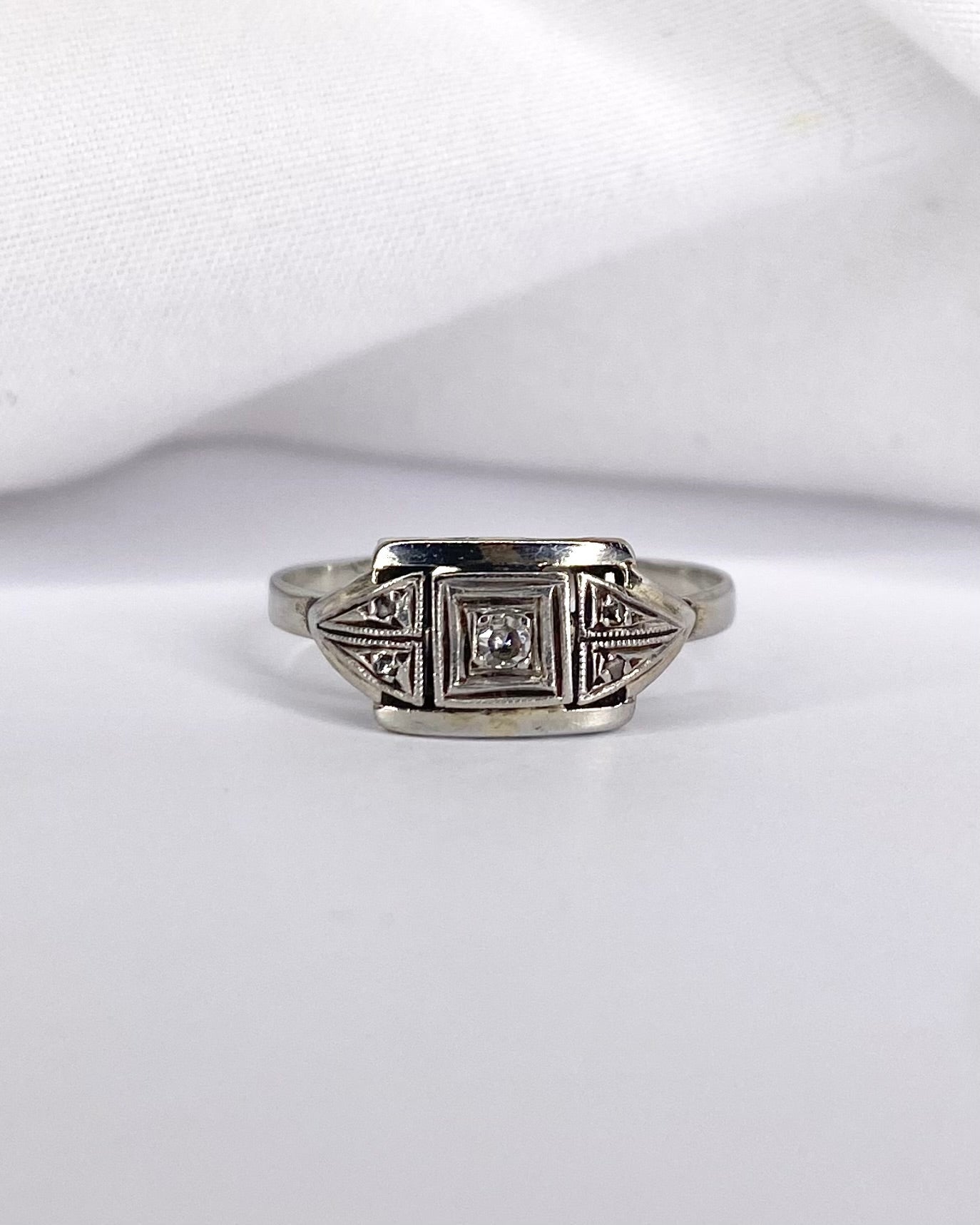 Bague Art Déco Diamants "Magda" - Elliade Paris