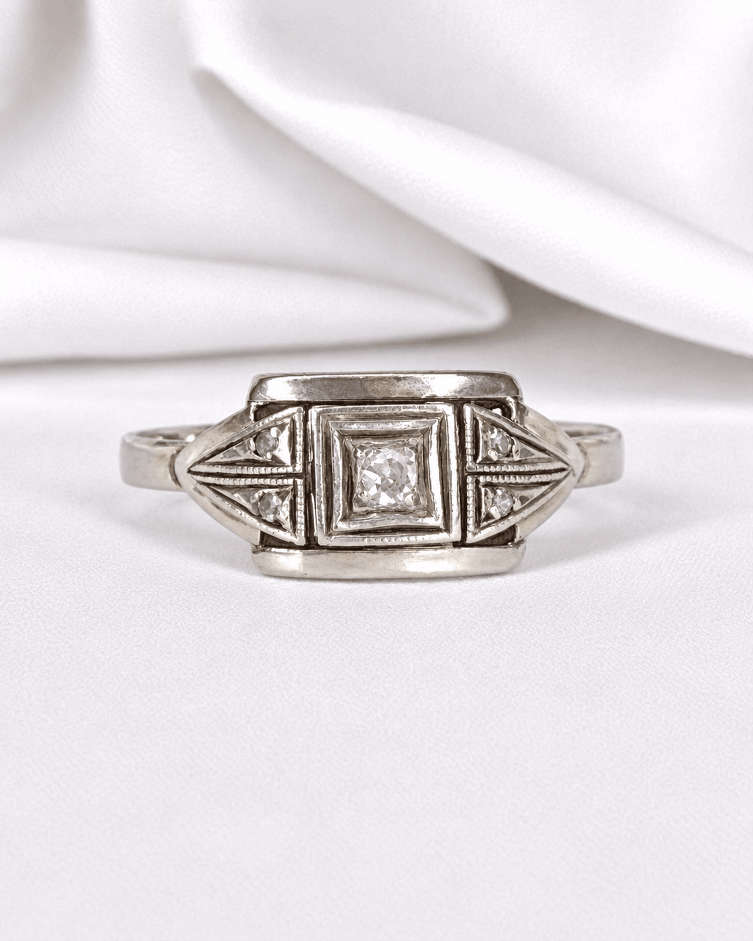 Bague Art-Déco Diamants "Magda" - Elliade Paris