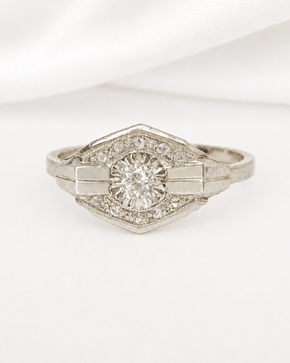 Bague Art-Déco Diamants "Malou" - Elliade Paris