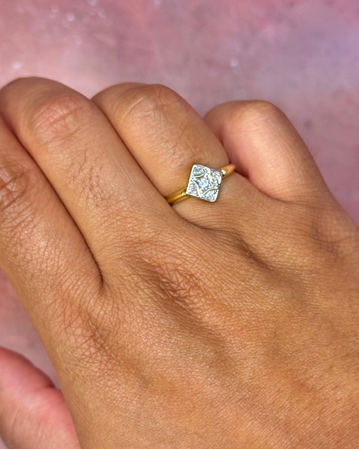 Bague Art-Déco Diamants "Marine" - Elliade Paris