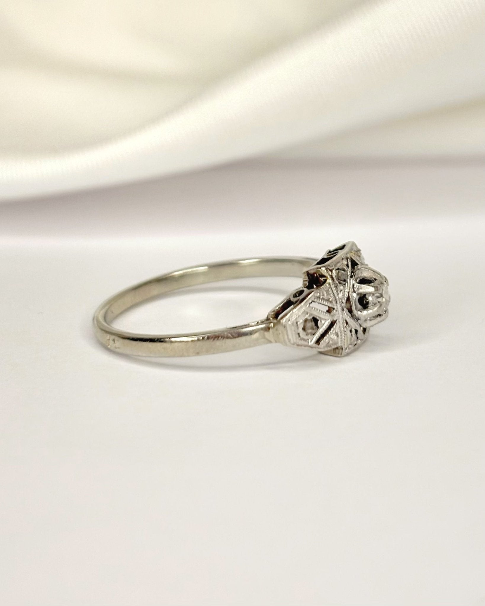 Bague Art-Déco Diamants "Maude" - Elliade Paris