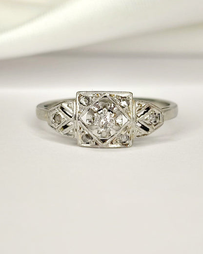 Bague Art-Déco Diamants "Maude" - Elliade Paris