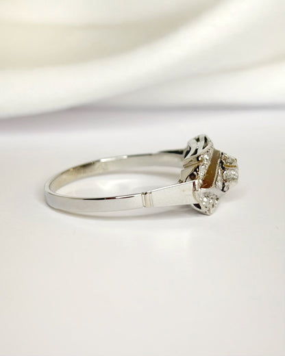 Bague Art-Déco Diamants "Michaela" - Elliade Paris