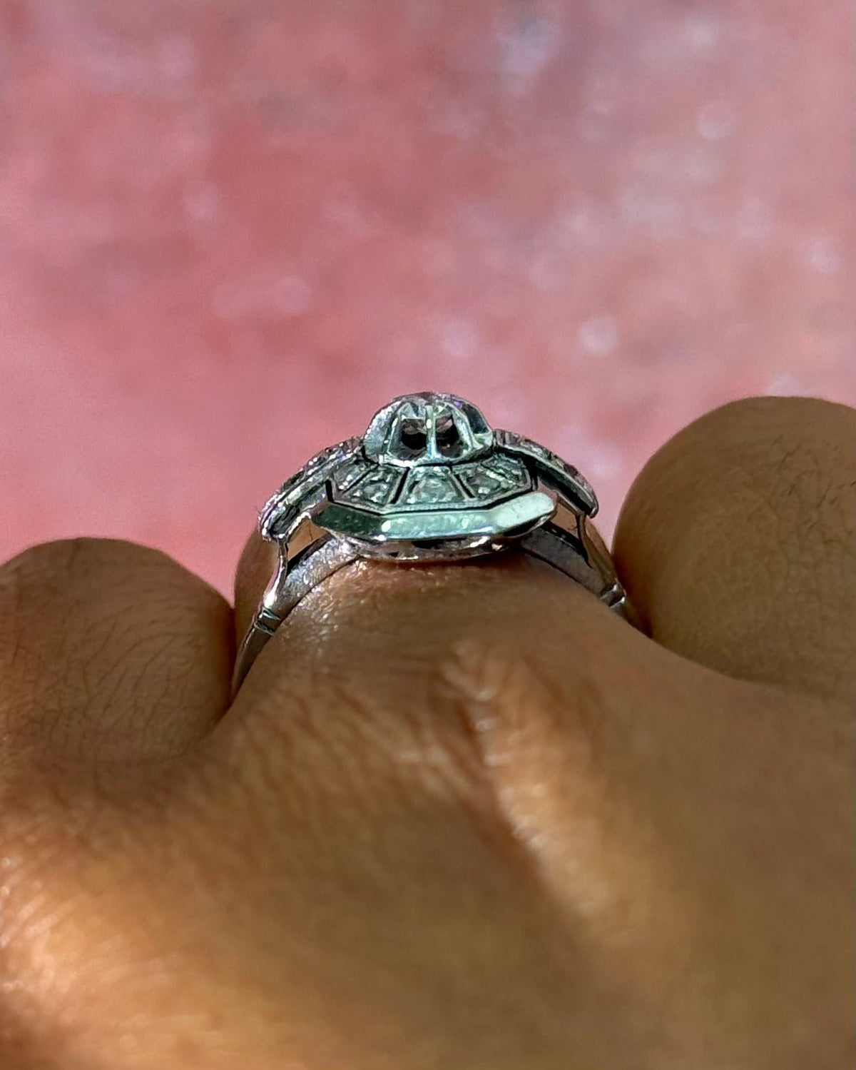 Bague Art-Déco Diamants "Michaela" - Elliade Paris
