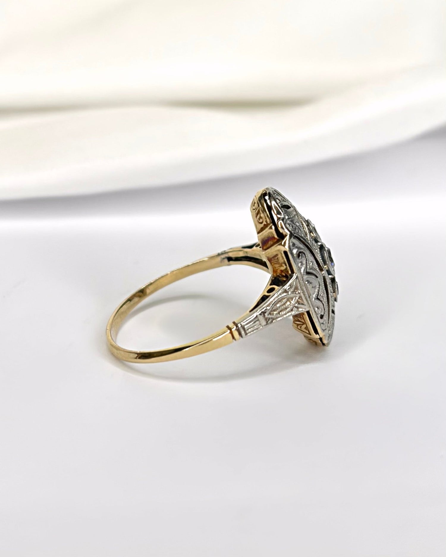 Bague Art Déco Diamants "Nellie" - Elliade Paris
