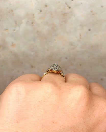 Bague Art Déco Diamants "Nellie" - Elliade Paris
