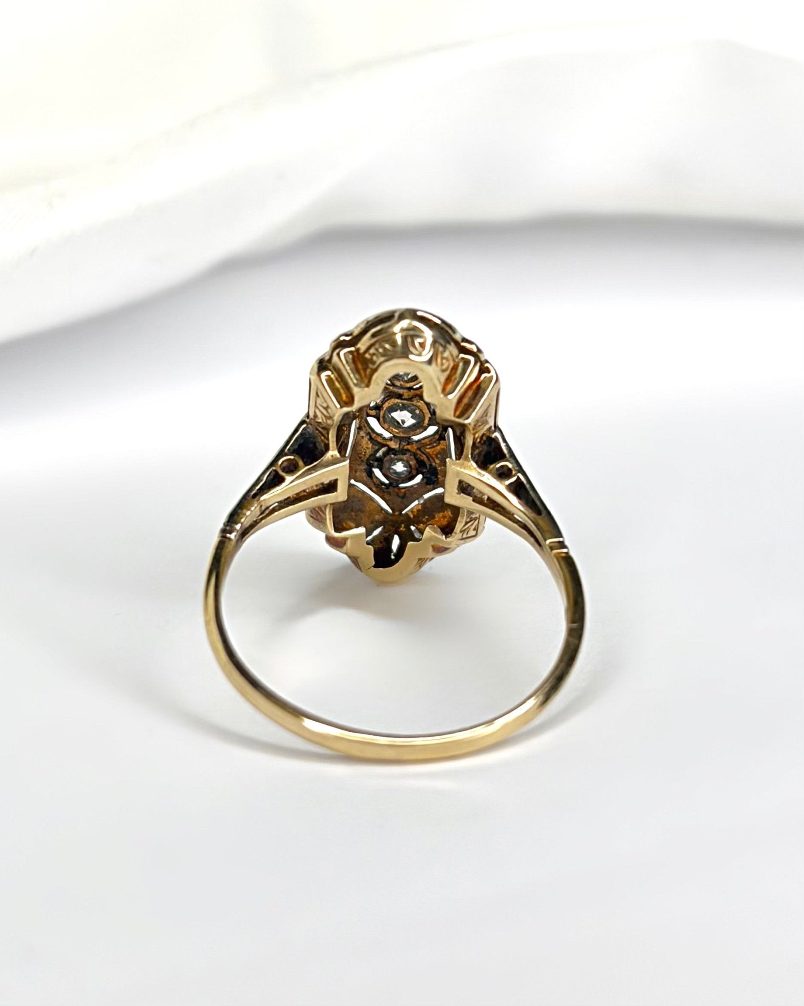 Bague Art Déco Diamants "Nellie" - Elliade Paris