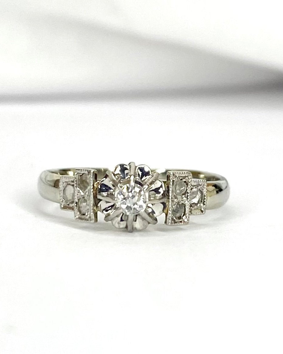 Bague Art - Déco Diamants "Nina" - Elliade Paris