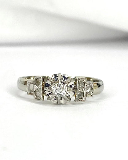 Bague Art - Déco Diamants "Nina" - Elliade Paris