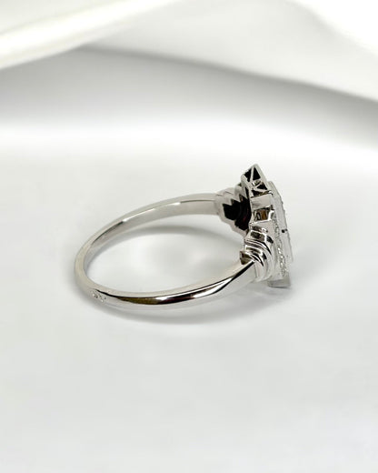 Bague Art - Déco Diamants "Noelie" - Elliade Paris